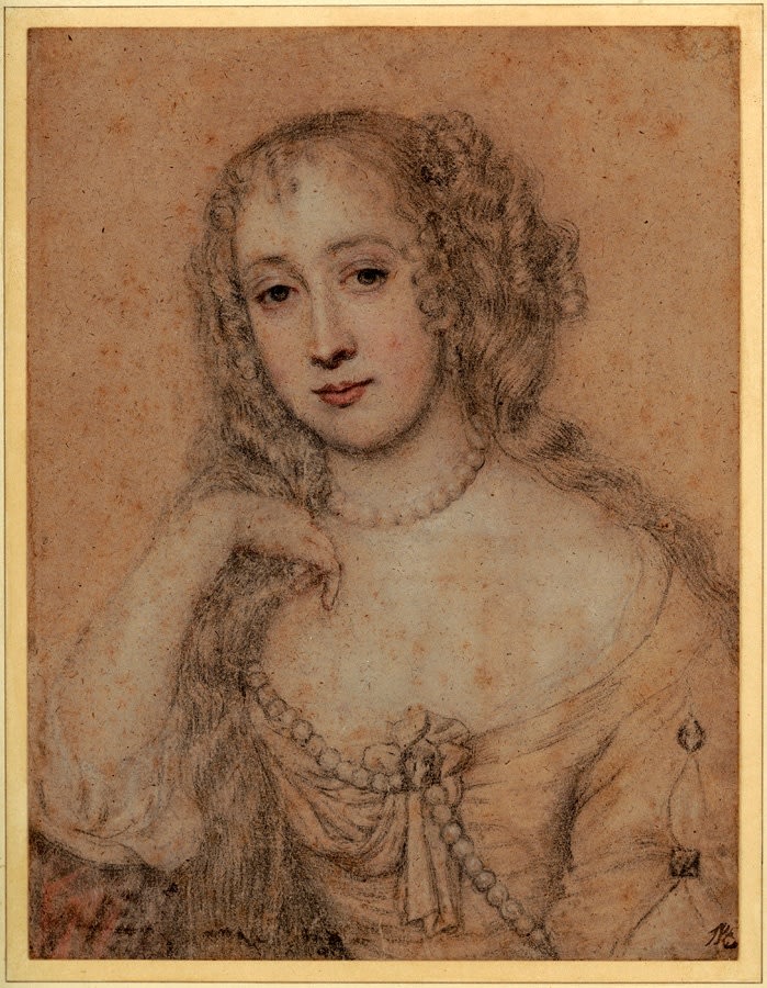 Attributed to John Greenhill, Portrait of a Lady, 1660s
