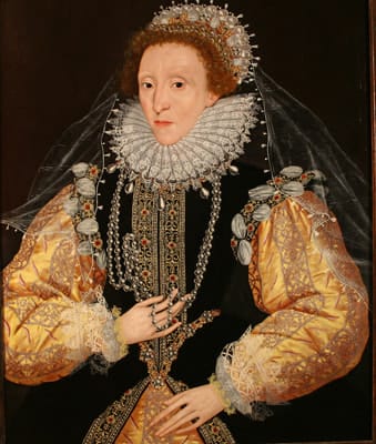 Attributed to George Gower, Portrait of Queen Elizabeth I, the ‘Drewe Portrait’, Late 1580s