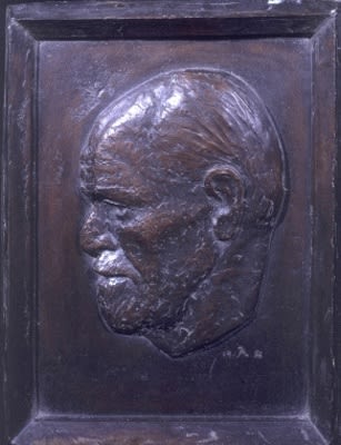Peter Lambda, Portrait Relief of Sigmund Freud, 1956