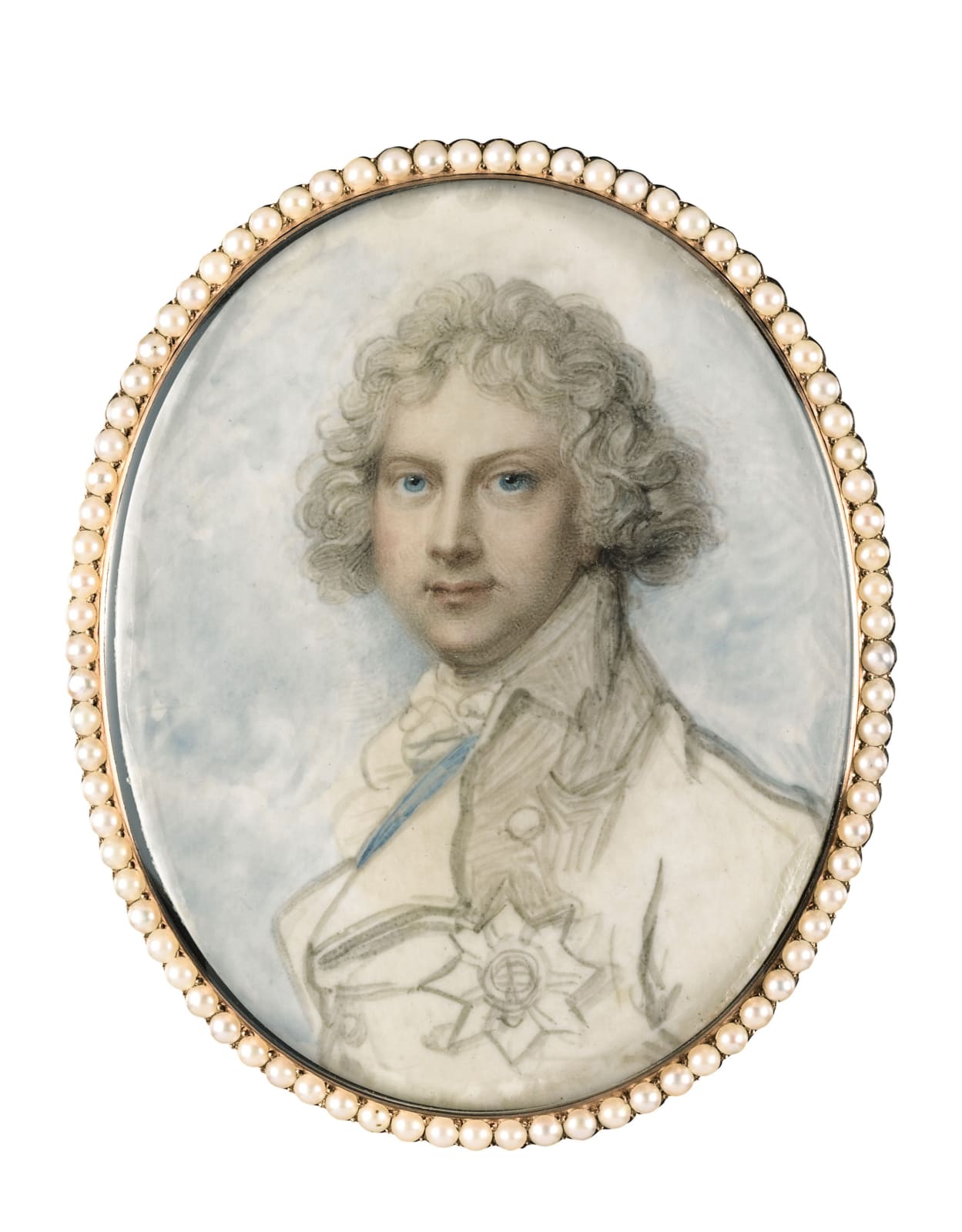 Richard Cosway, Portrait miniature of George, Prince of Wales (1762-1830), later King George IV, c. 1783