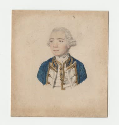 John Smart, Portrait drawing of Captain George Anthony Tonyn (d. 1770), 1760s
