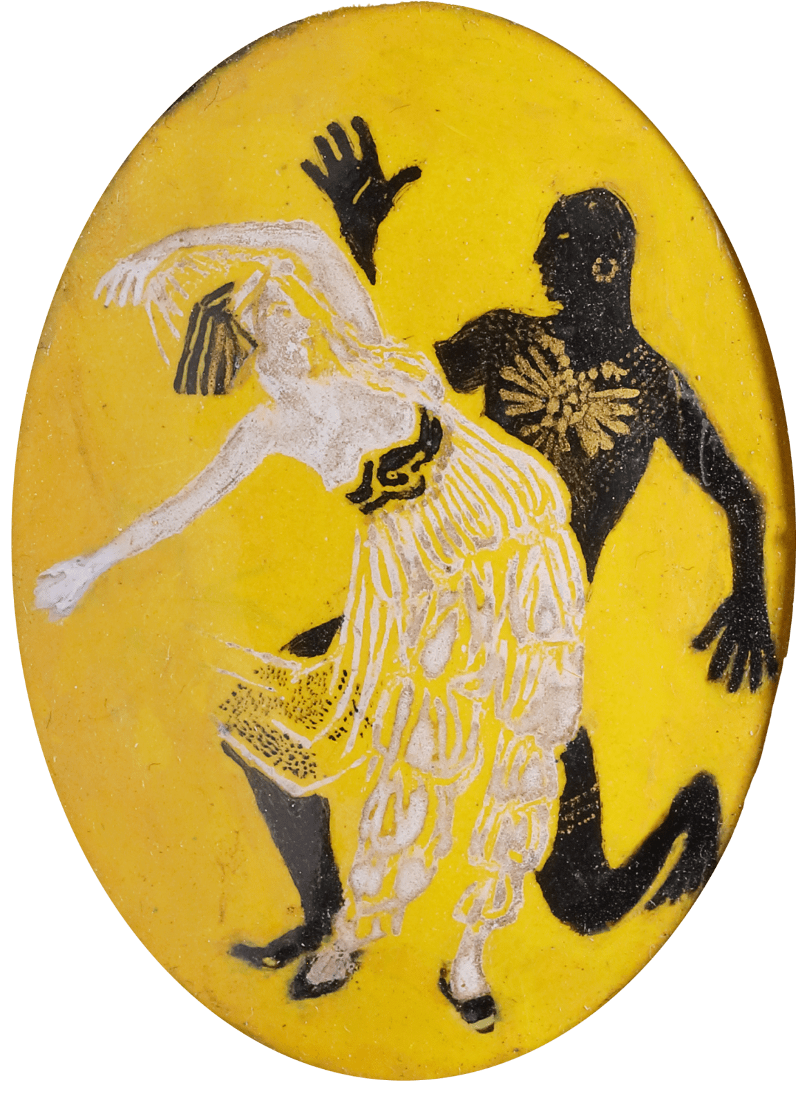 laura knight, pavlova and mordkin, enamel