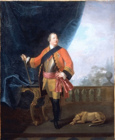 David Morier, Portrait of the Duke of Cumberland KG (1721-67), 1740s