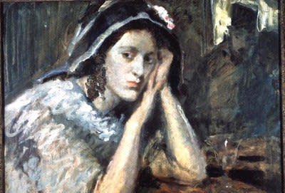 Gerald Leslie Brockhurst, Portrait of Anais, the Artist's Wife, c. 1915