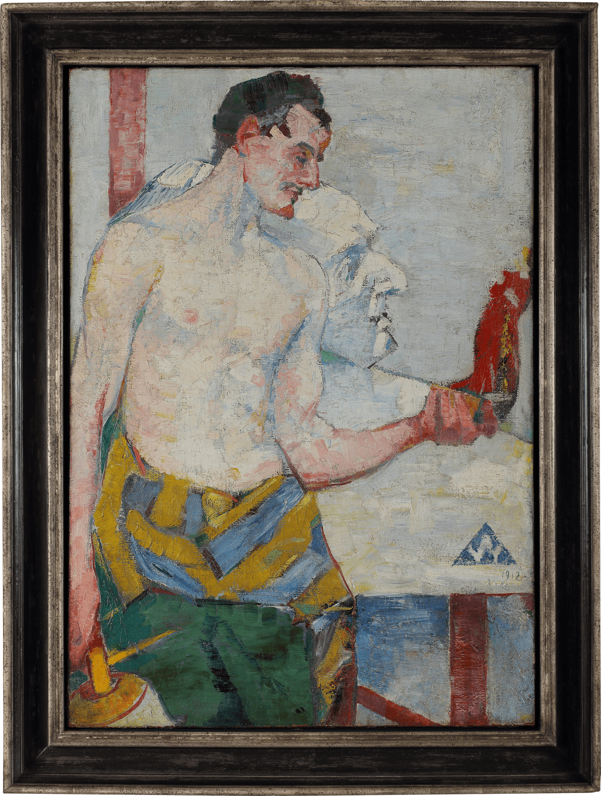 portrait of henri gaudier brzeska by alfred wolmark