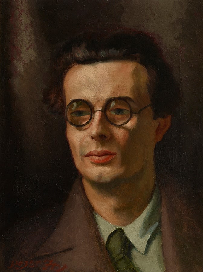 roger fry, portrait of aldous huxley