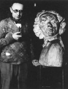 Alfred Wolmark, Portrait of Henri Gaudier-Brzeska, 1913