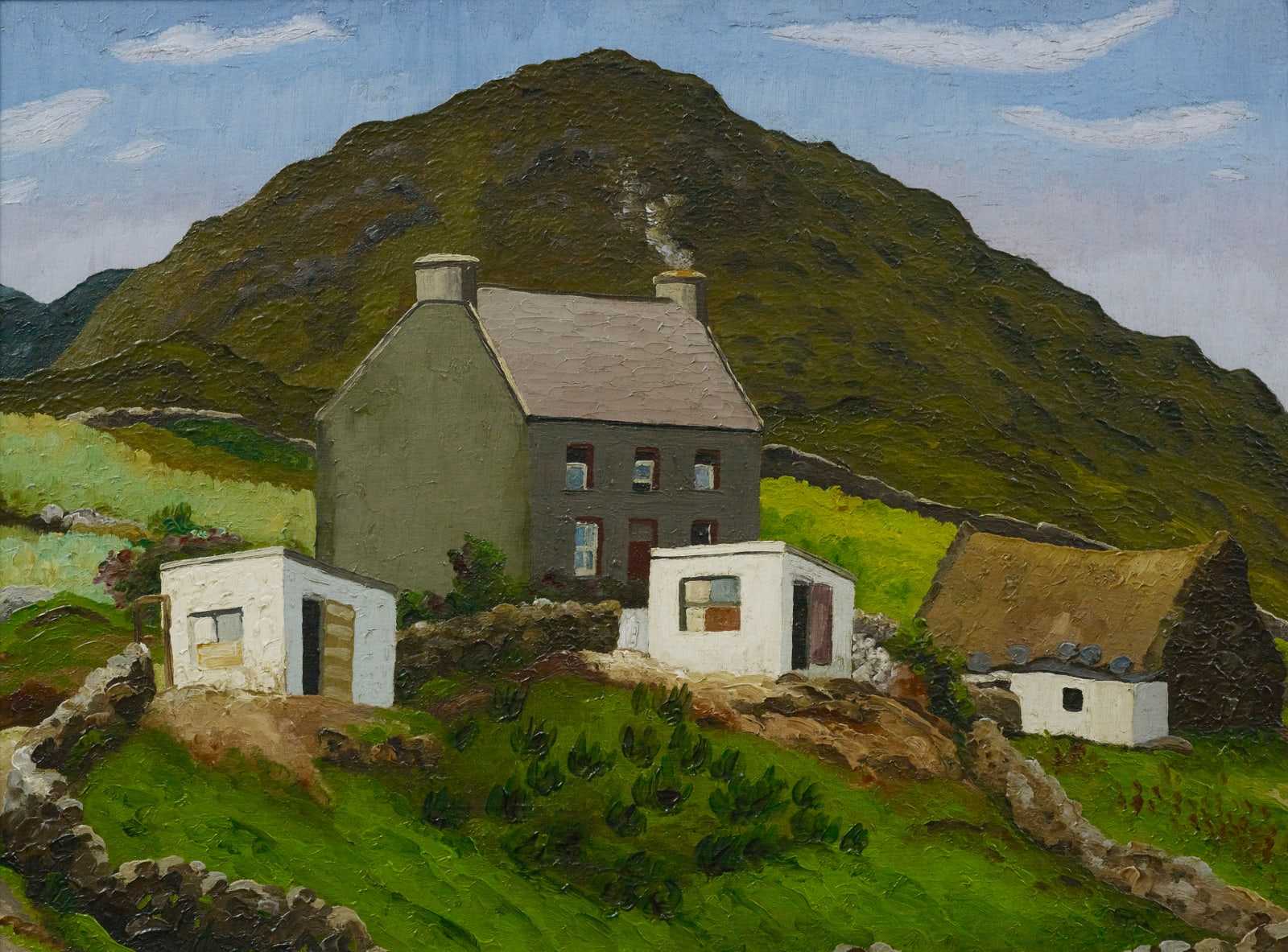 Cedric Morris, House on a Welsh Hill Side, c. 1935