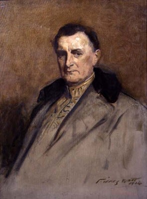 George Fiddes Watts, Portrait of Edward Grey (1862-1933), 1st Viscount Grey of Fallodon, 1914