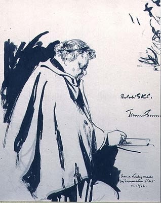 Sir Herbert James Gunn, Portrait of Gilbert Keith Chesterton (1874-1936), 1932