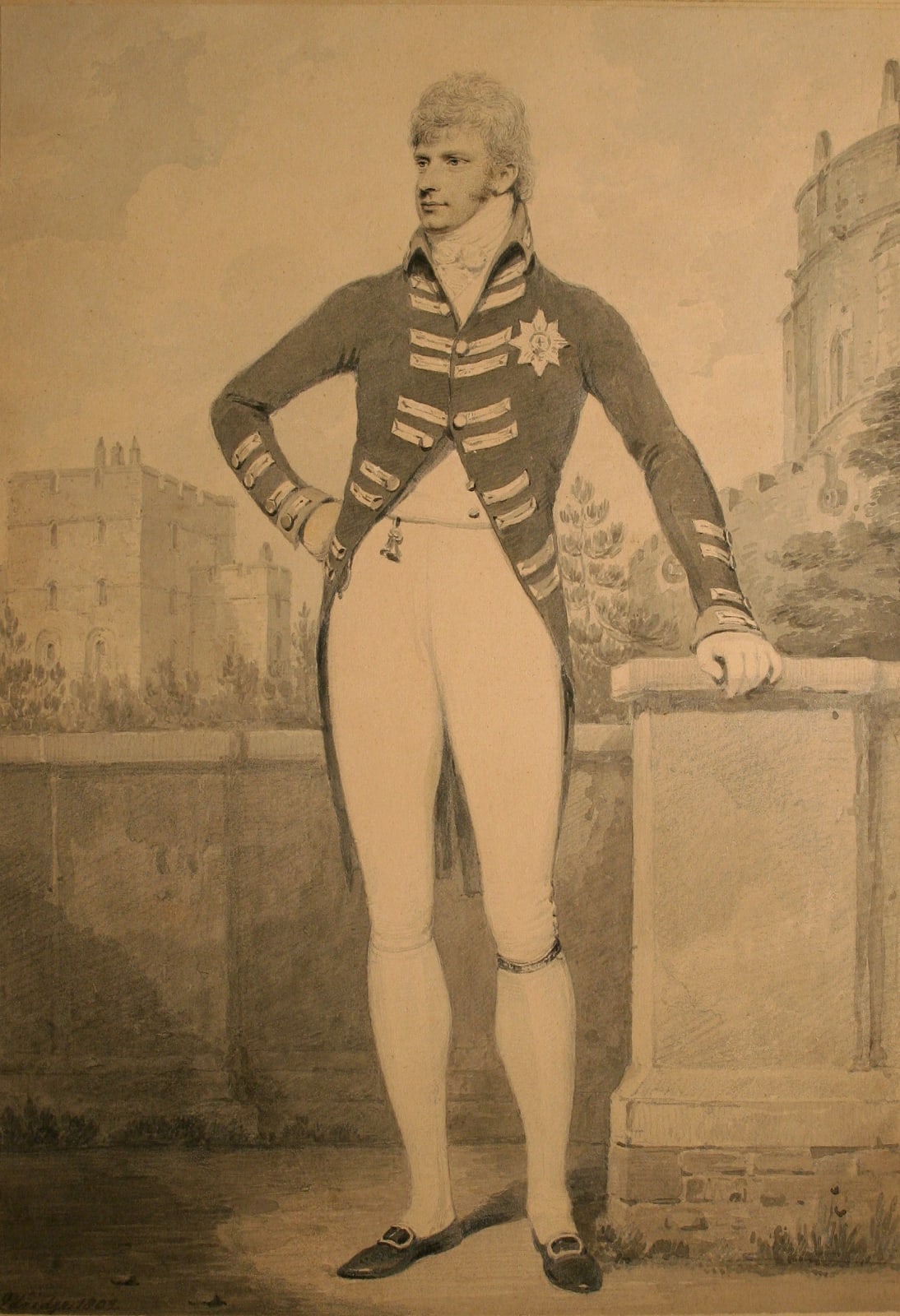 Henry Edridge, Portrait of the Duke of Cumberland, c. 1810