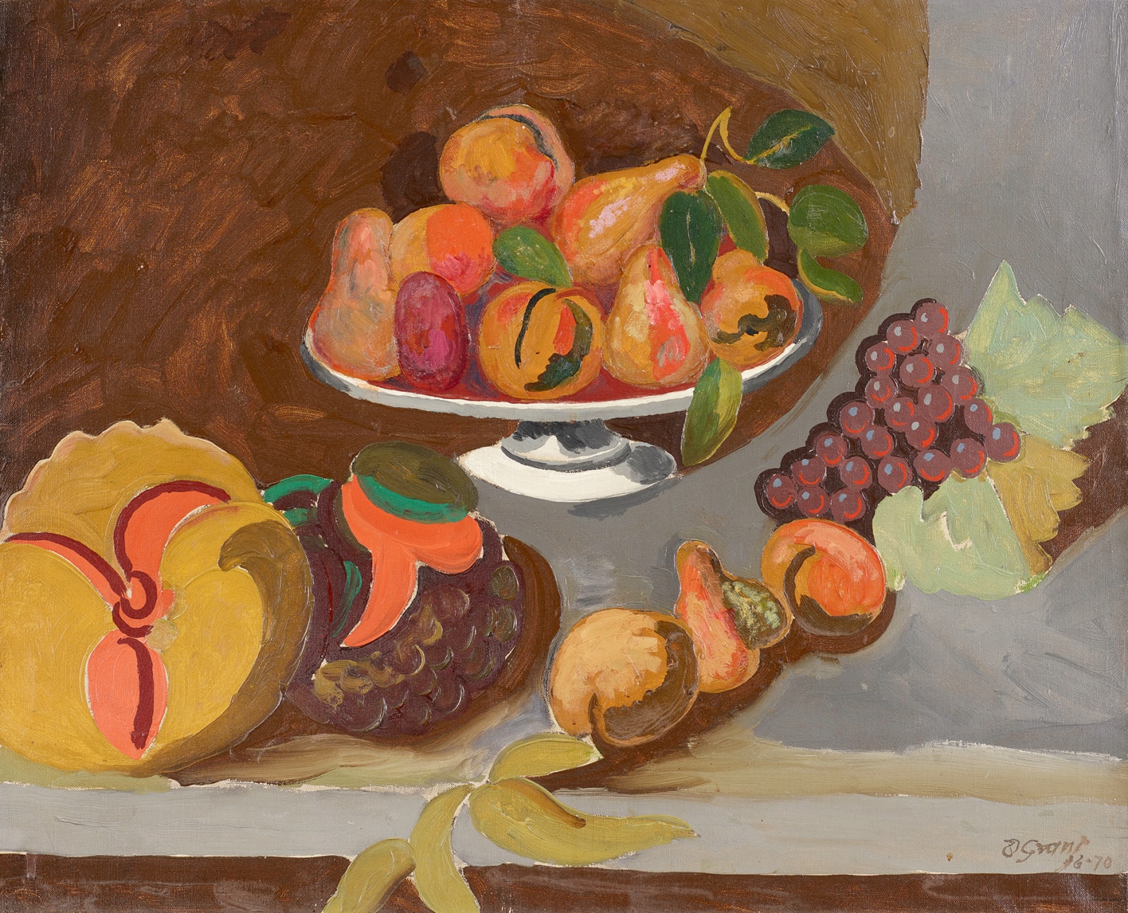 Duncan Grant, Still Life of Fruit, 1926 and 1970