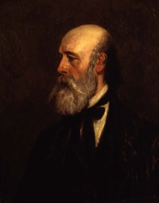 John Dawson Watson, Portrait of the artist Paul Falconer Poole (1807-79), 1870s