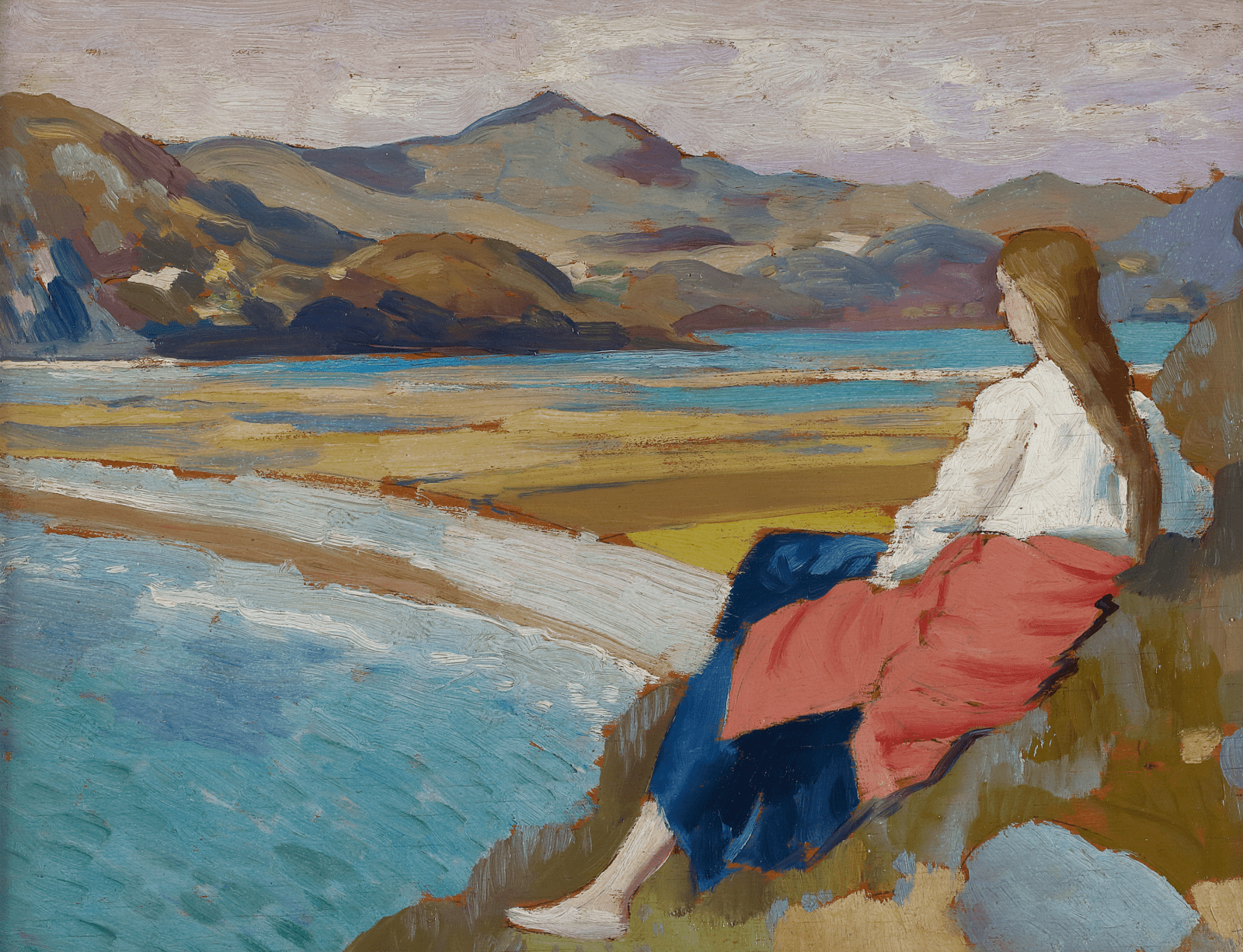 Augustus Edwin John, The Mawddach Estuary, 1913