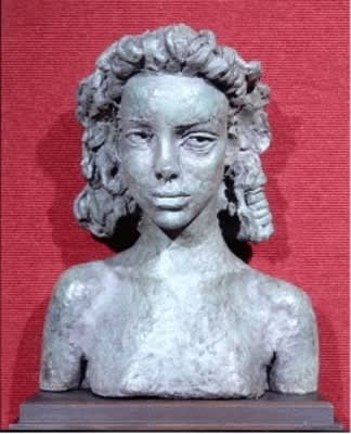 Sir Jacob Epstein, Bronze Bust of the Actress Juanita Forbes (b. 1929), c. 1950