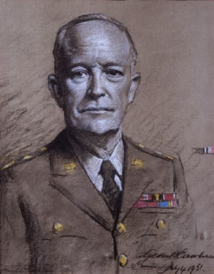 Frank O. Salisbury RA, Portrait of General Dwight D. Eisenhower (1890-1969), 1951