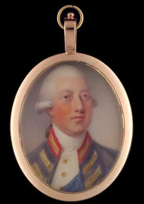 Johann Heinrich Freiherr von Hurter, Portrait miniature of King George III (1738-1820)