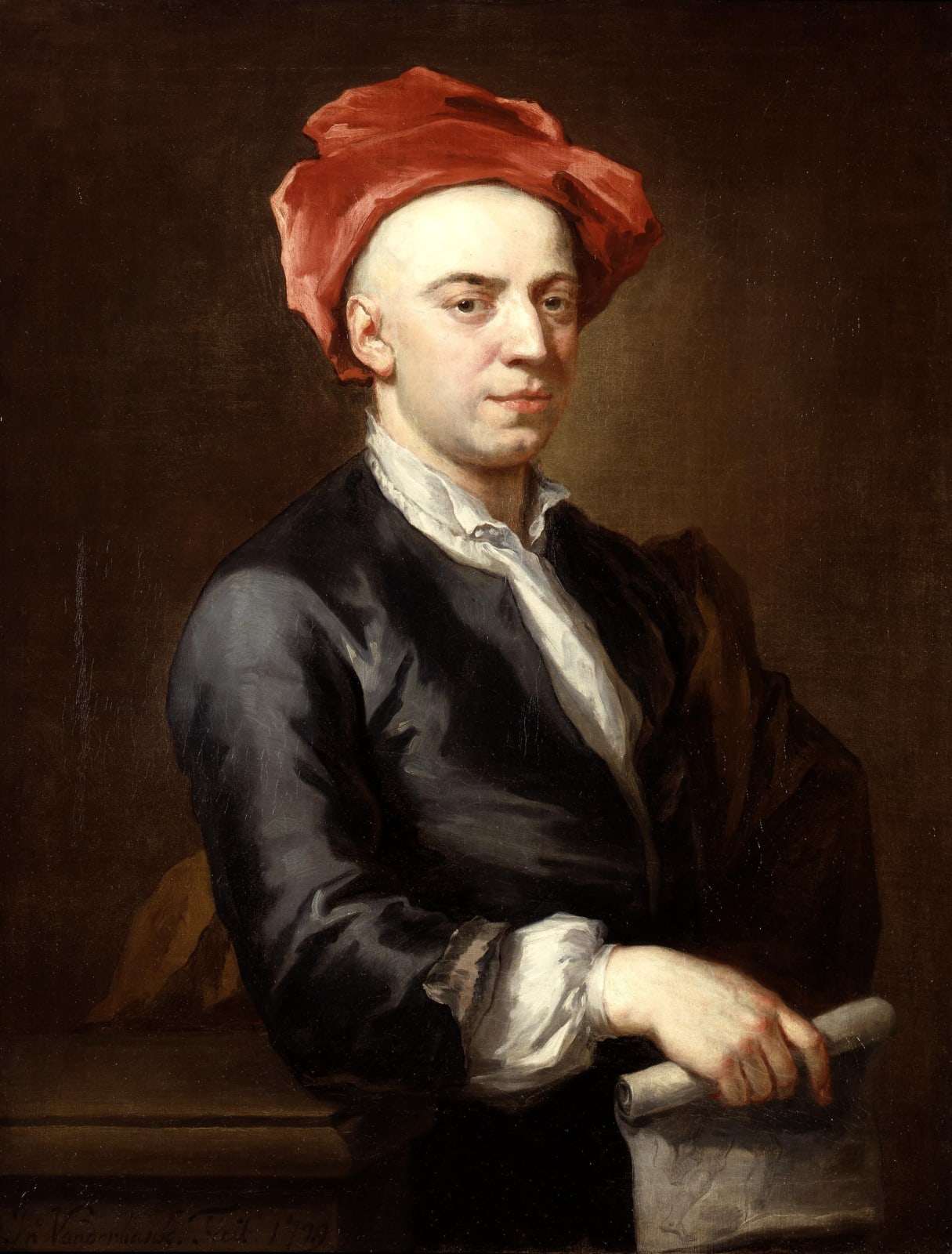 John Vanderbank, Portrait of Michael Rysbrack, the Sculptor, c. 1735