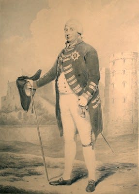 Henry Edridge, Portrait drawing of King George III, c. 1803