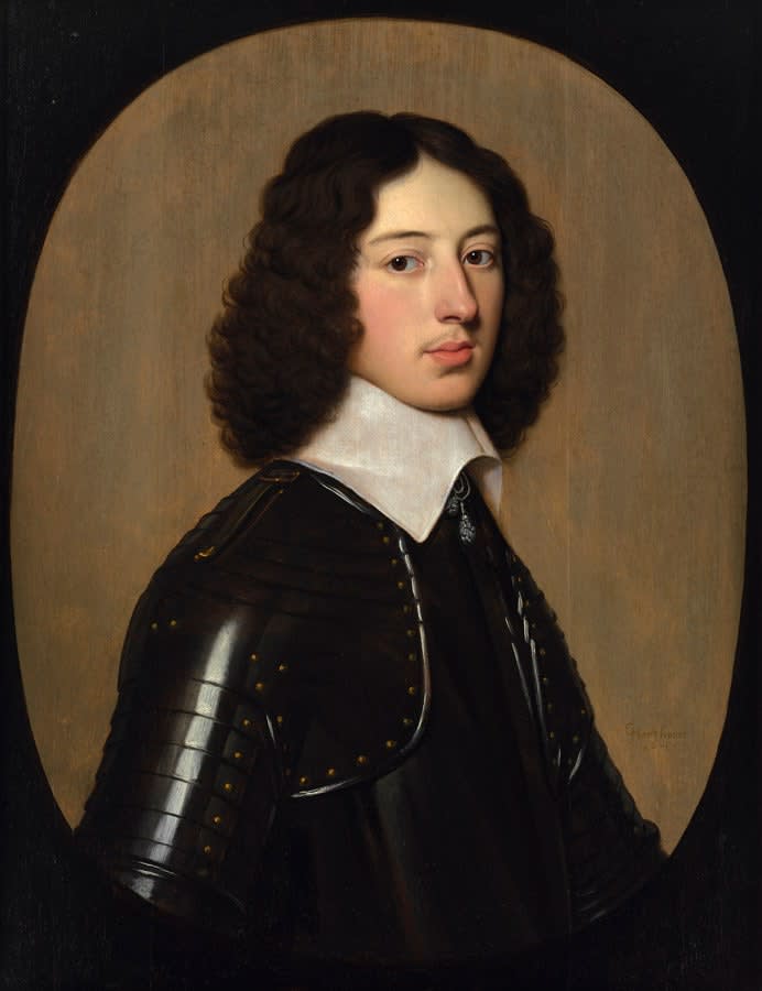 Gerrit van Honthorst, Portrait of a Gentleman, traditionally identified as Sir George Vane (1618-79), c. 1617