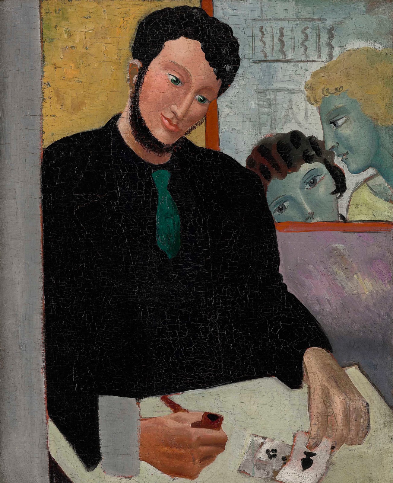 Christopher Wood, Man with Cards , 1925