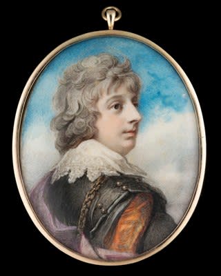 Richard Cosway, Portrait of William Courtenay, 9th Earl of Devon and 3rd Viscount Courtenay, c. 1810