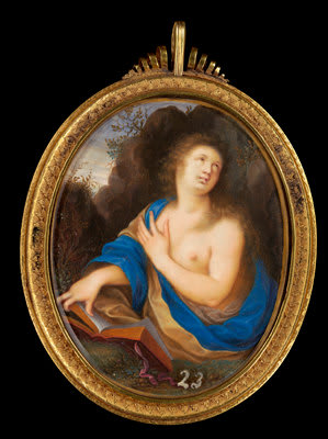Isaac and Peter Oliver, Miniature of the Penitent Magdalen, 1639-40