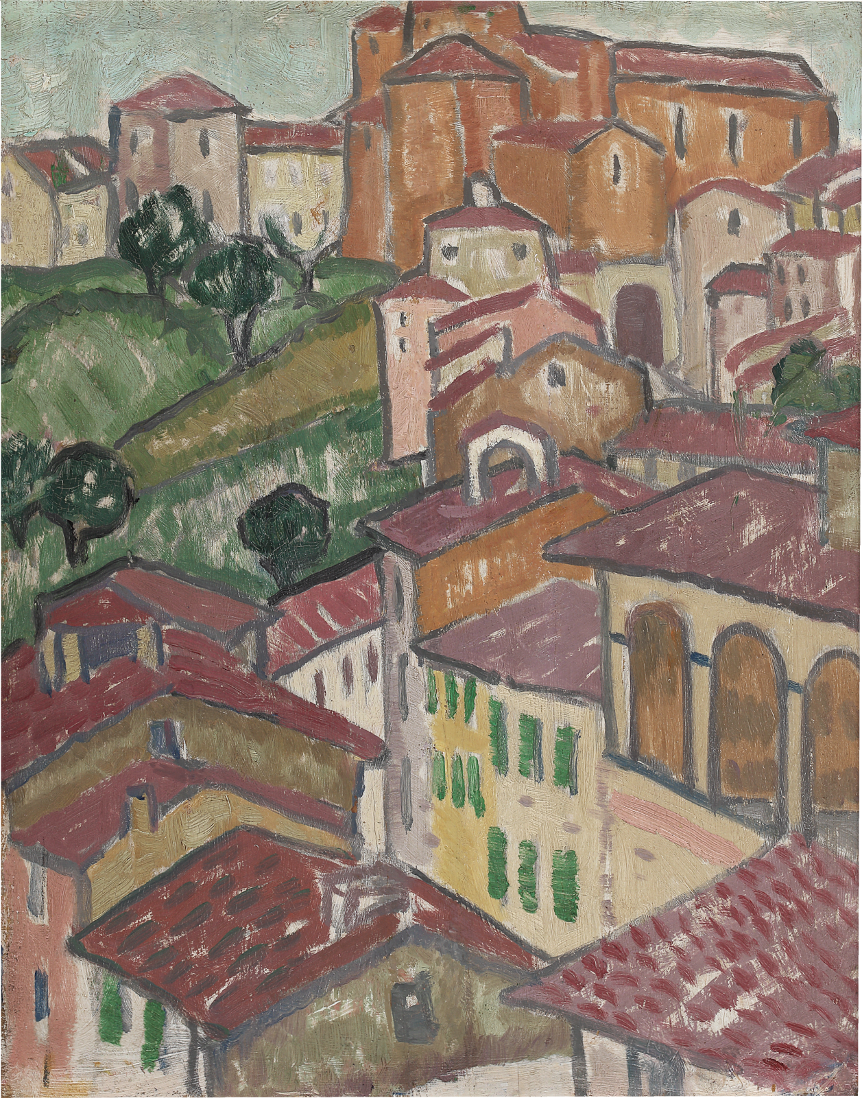 Jessica Dismorr, Siena, 1911