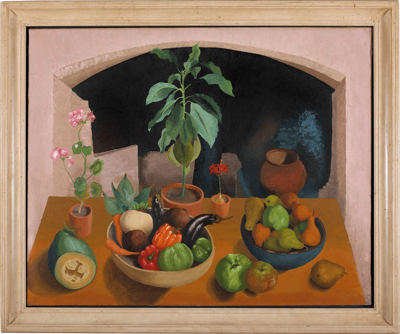 Cedric Morris, Plants and Garden Produce at Benton End, 1958
