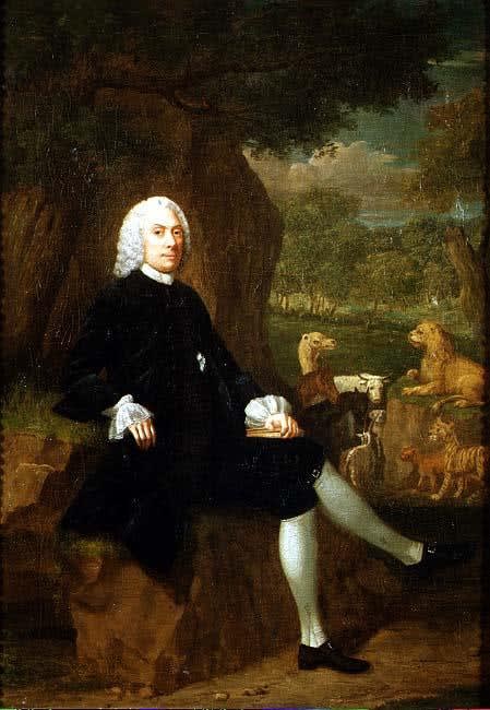 English School, Portrait of a gentleman, probably the Rev. Atherton, c. 1740