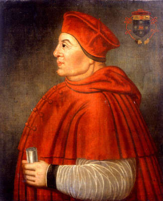 English School, Portrait of Thomas Wolsey (1475-1530), Cardinal of York, c. 1675