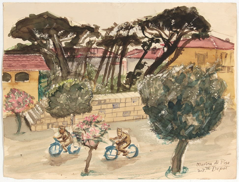 Philip Pearlstein, Marina Di Pisa IV, 1945