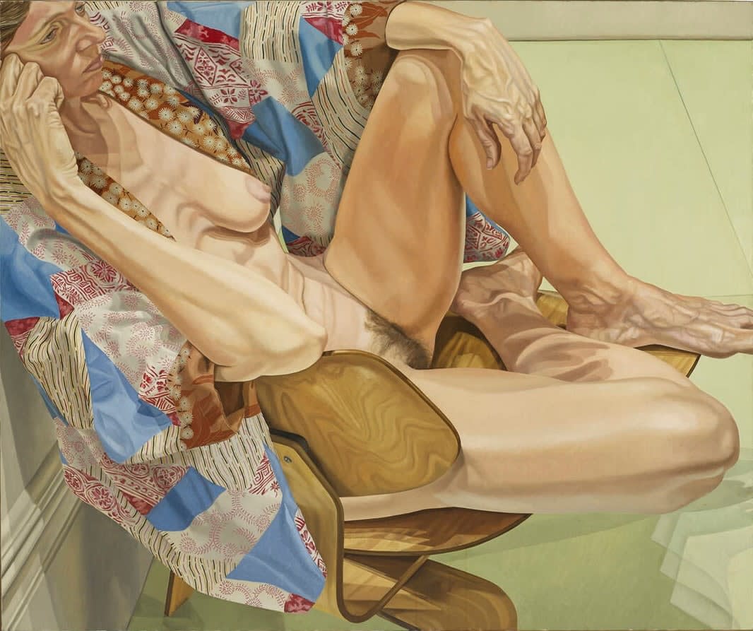 Philip Pearlstein, Model in Kimono on Eames Chair, 1979