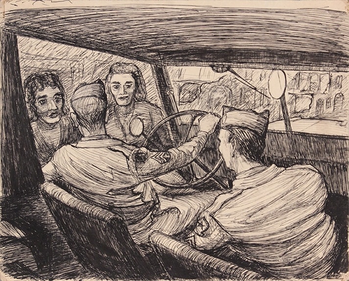 Philip Pearlstein, Livorno III, 1946