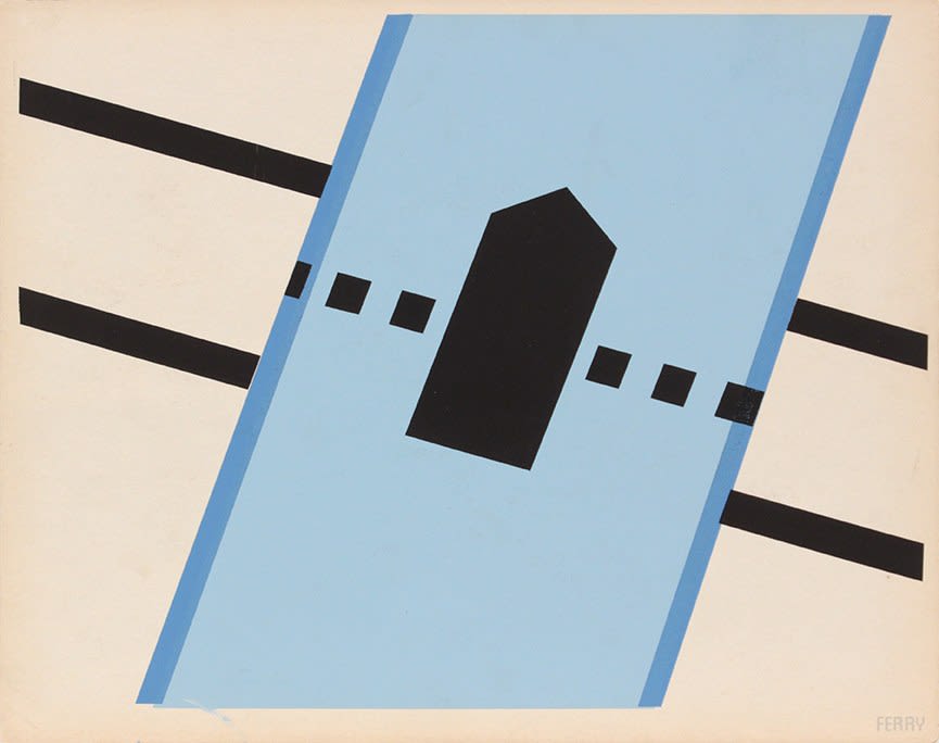 Philip Pearlstein, Ferry (Front), 1943-44