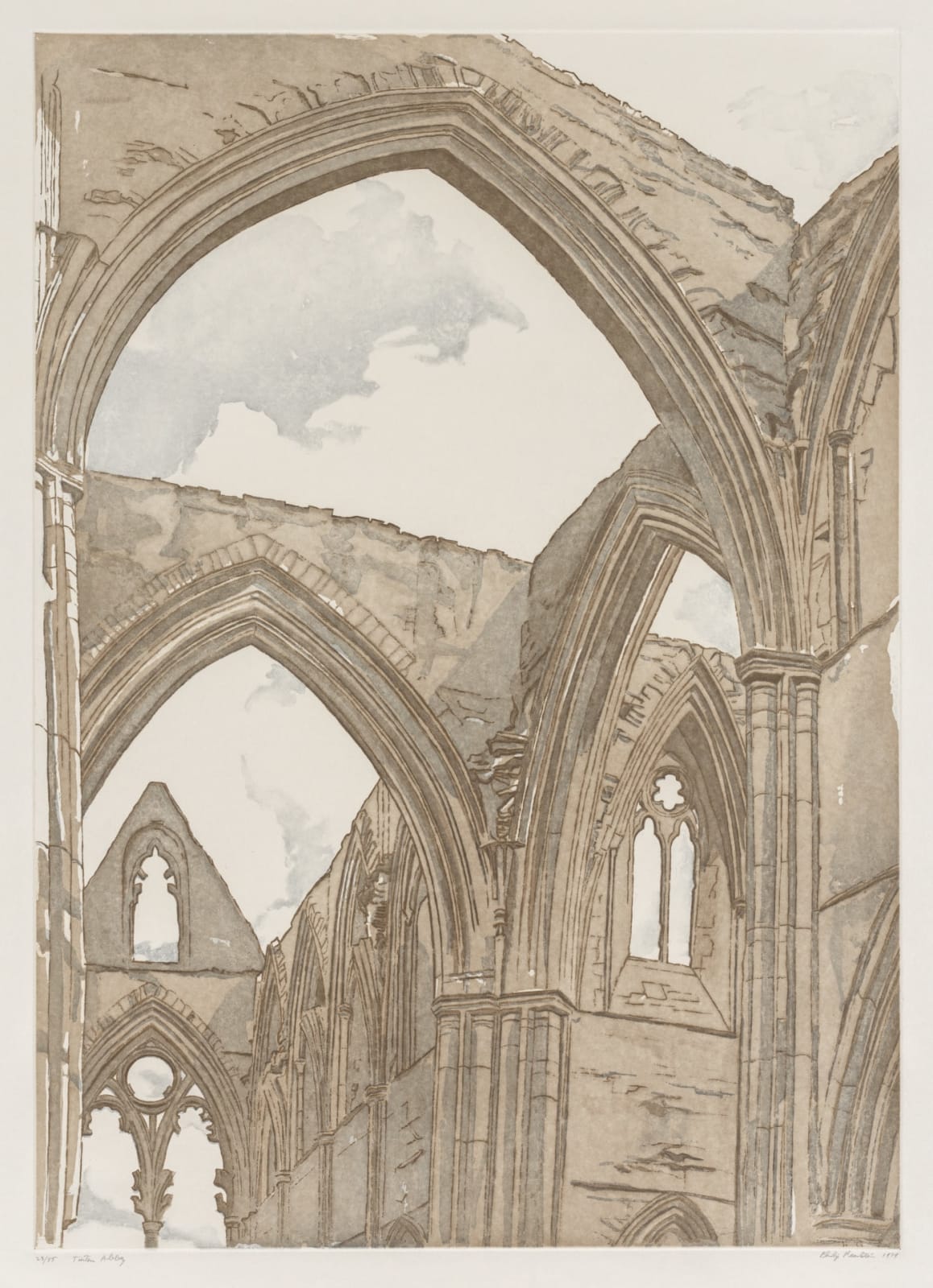 Philip Pearlstein, Tintern Abbey, 1979