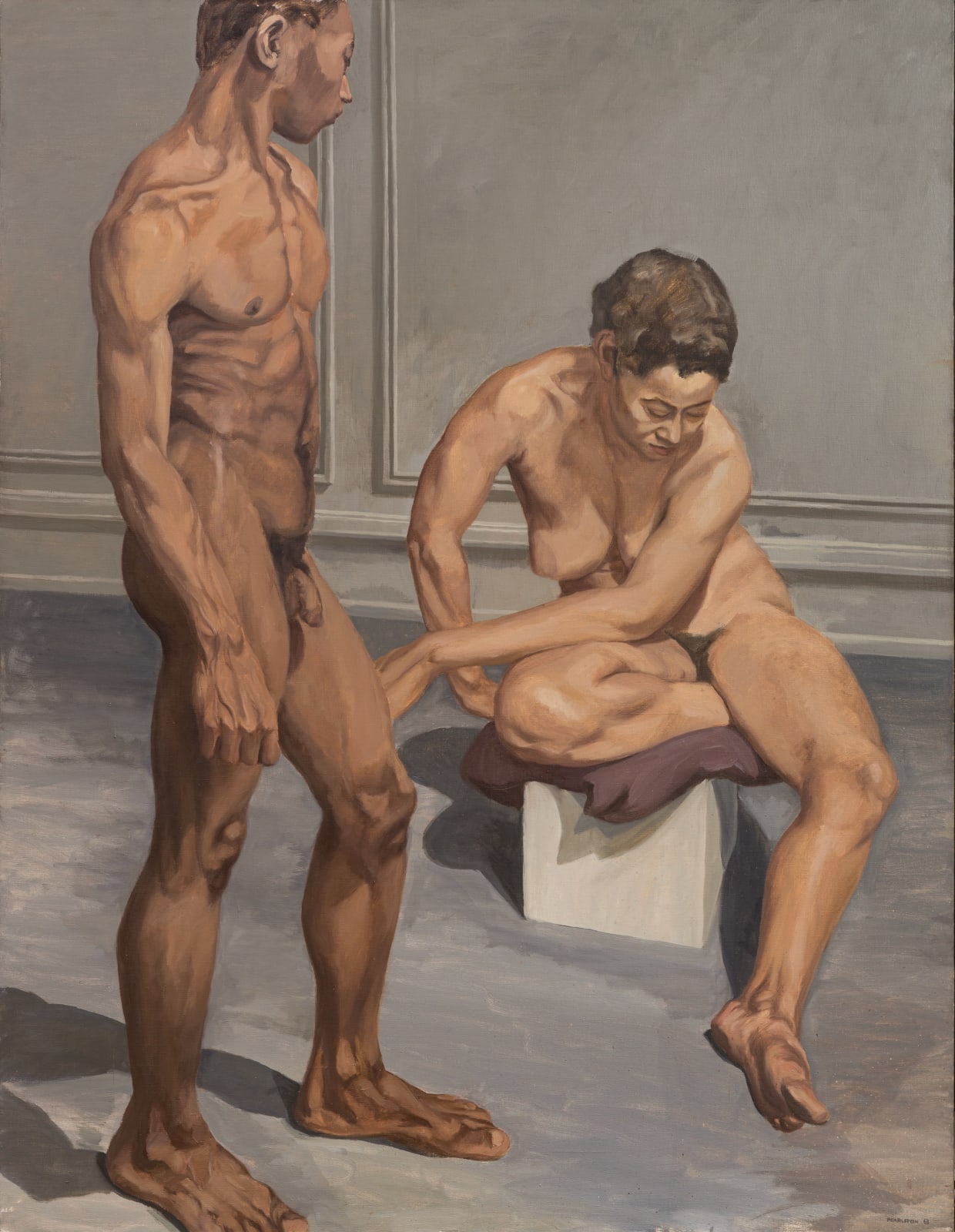 Philip Pearlstein, Two Figures, 1963