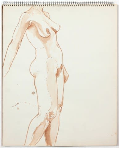 Philip Pearlstein, Untitled, 1961