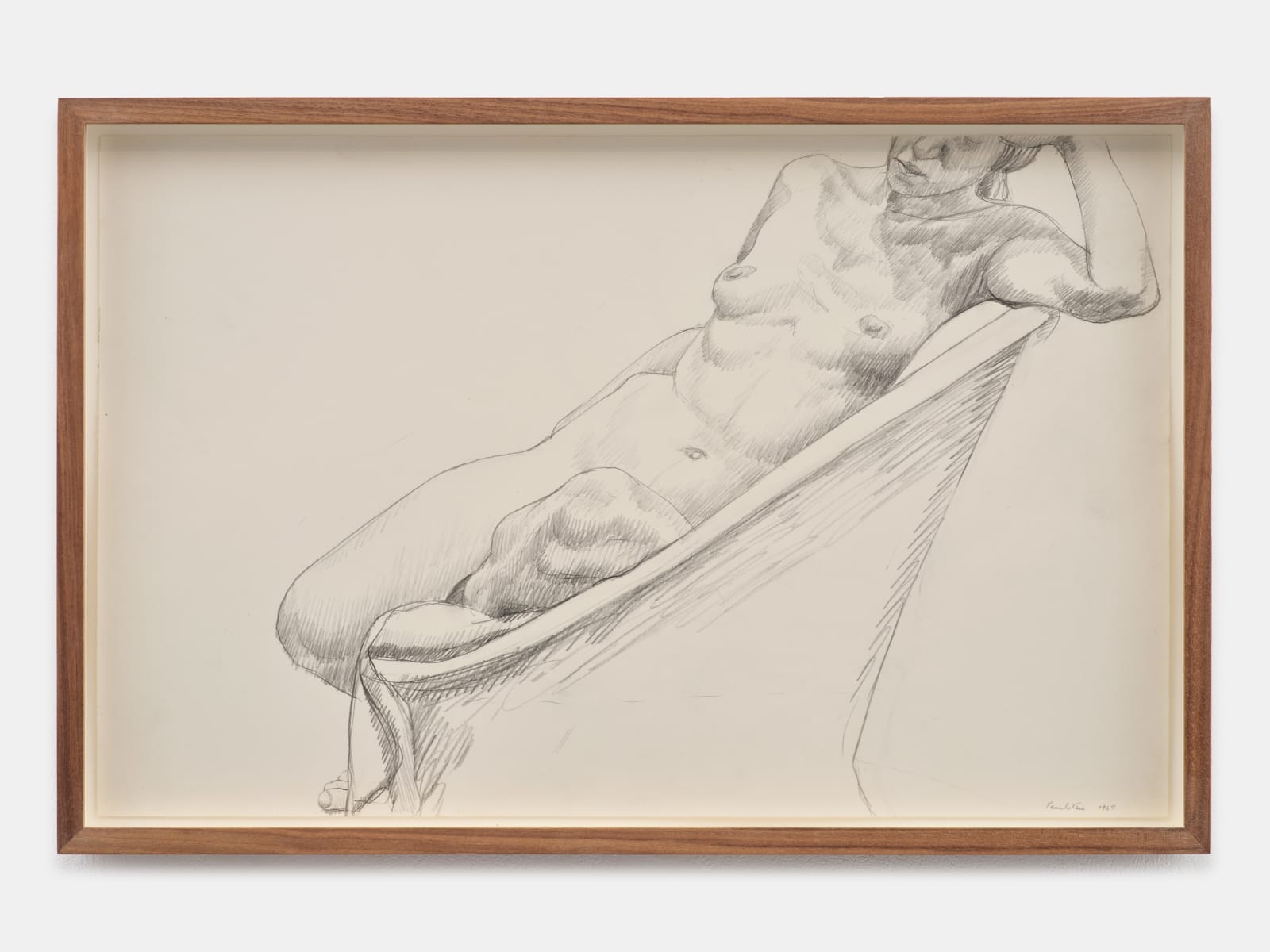 Philip Pearlstein, Nude Seated in Chair, 1967