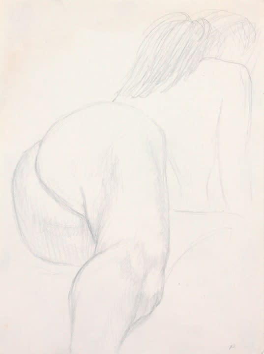Philip Pearlstein, Nude Leaning Forward, ND