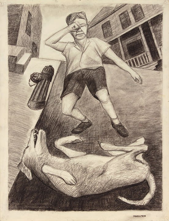 Philip Pearlstein, Dead Dog (Whitey), 1947