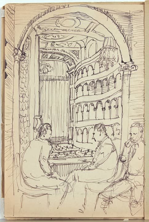 Philip Pearlstein, Rome, Italy XV, Teatro Reale Dello'pera Program, 1944