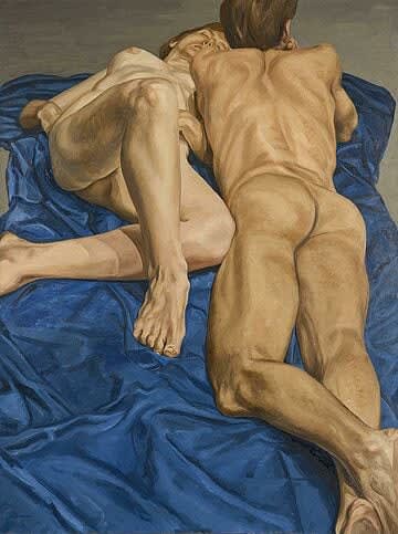 Philip Pearlstein, Male and Female Reclining, 1965