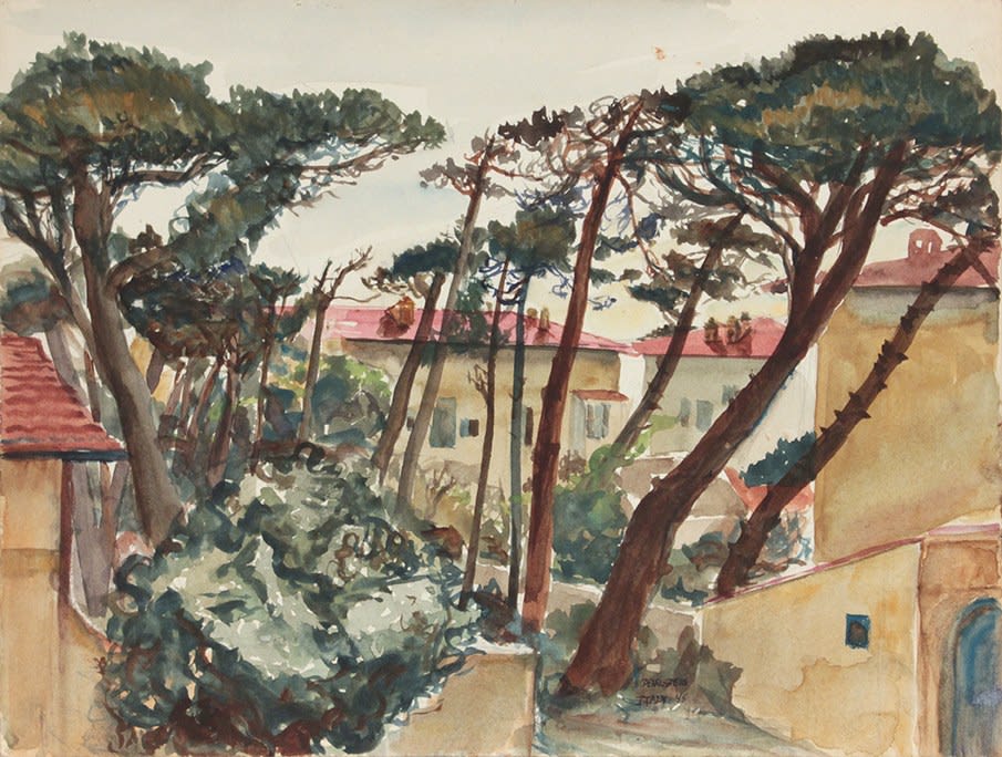 Philip Pearlstein, Marina Di Pisa III, 1945