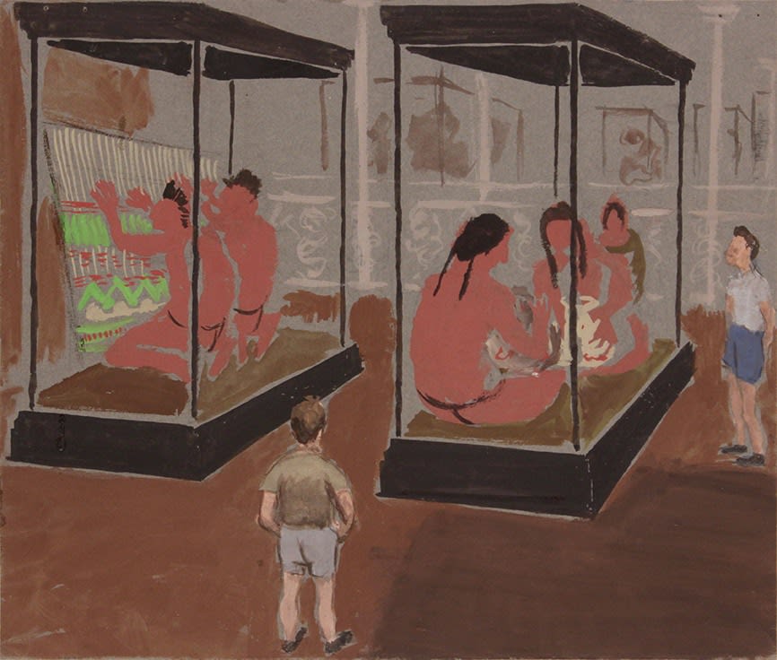 Philip Pearlstein, At the Museum, 1946-49