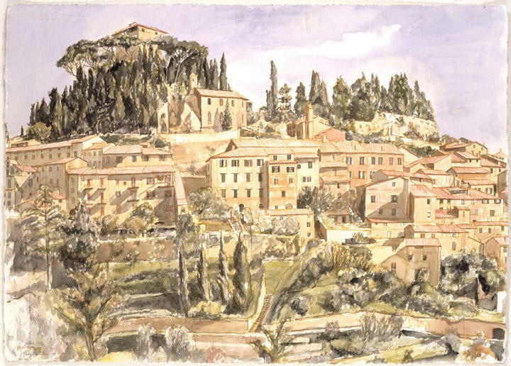 Philip Pearlstein, Cetona Italy, 1994