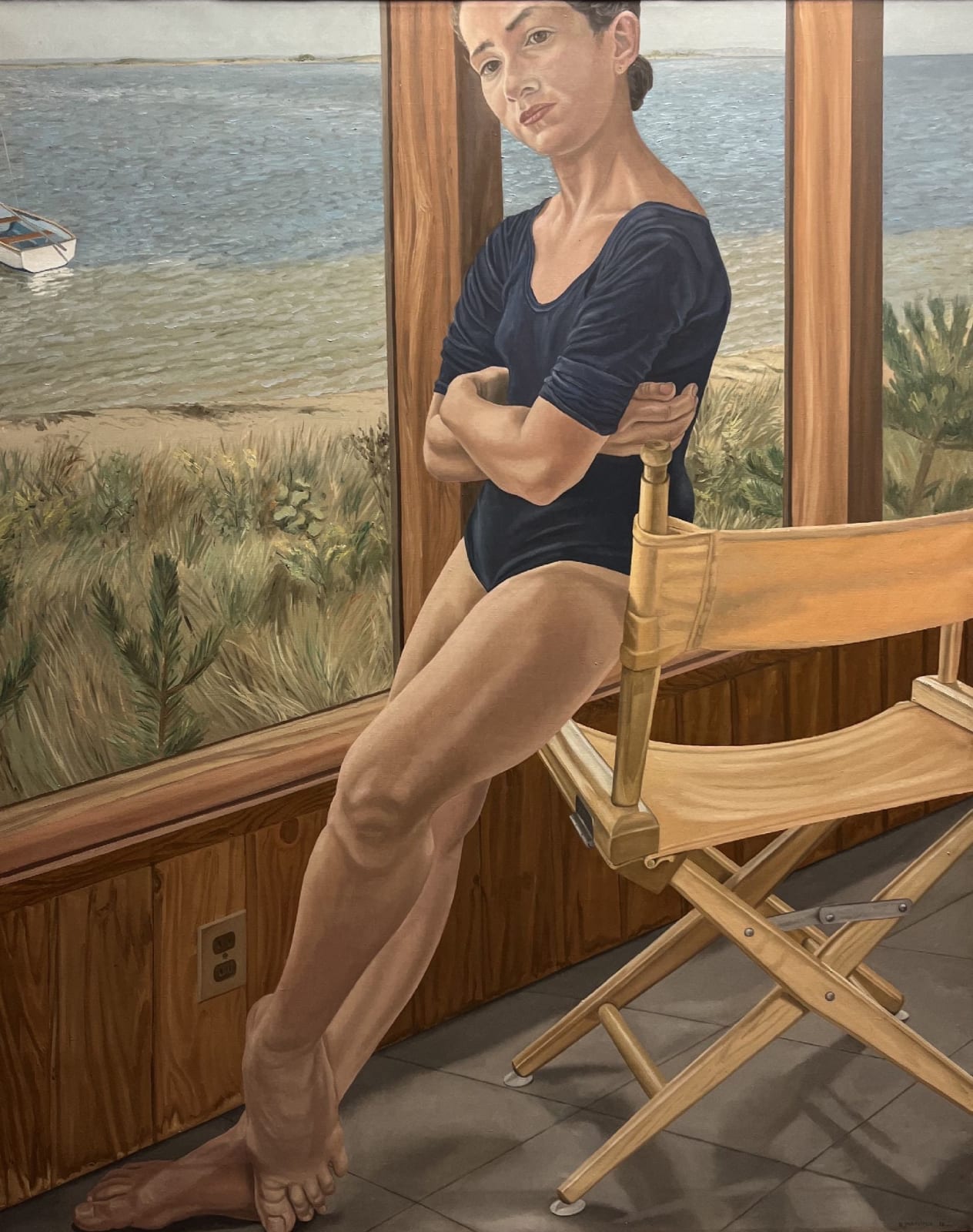 Philip Pearlstein, Portrait of Ellen on Fire Island, 1975