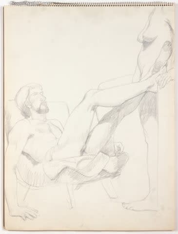 Philip Pearlstein, Unitlted, 1965