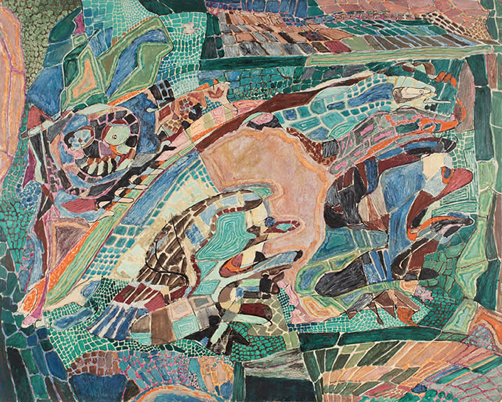 Philip Pearlstein, Themes from Alban Berg, 1949