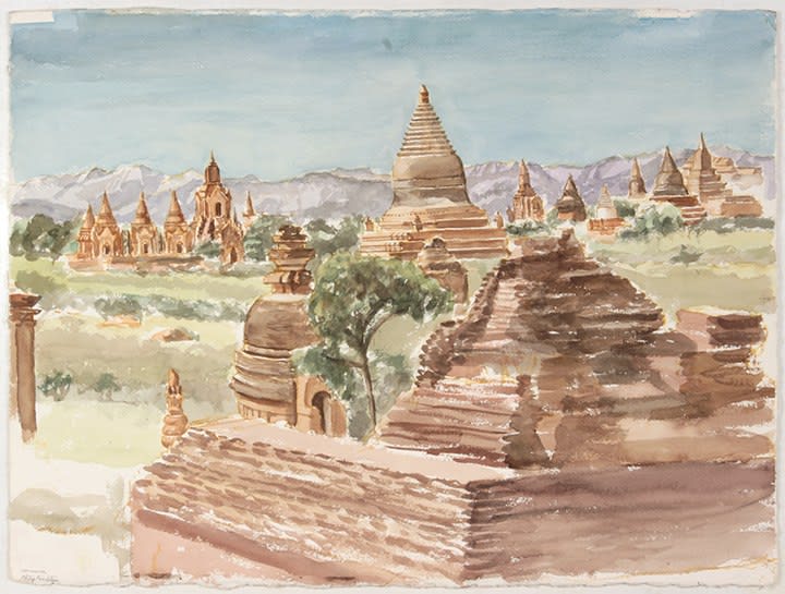 Philip Pearlstein, Pagan, Burma, 1998